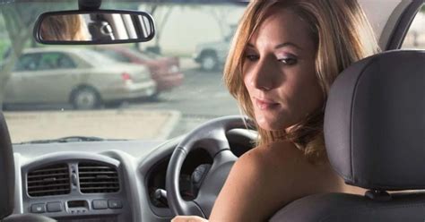 Women driving nude. . Women driving naked